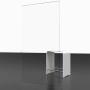 Schulte ExpressPlus Drehfalttür mit Seitenwand, Alu-Natur, 200x90 cm, Duschtür