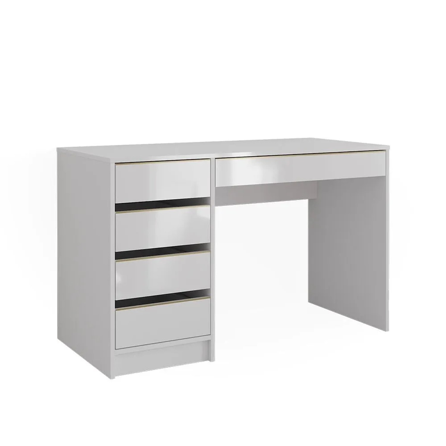 Vicco Schminktisch Sherry Weiß/Gold 120 x 75 ohne Spiegel