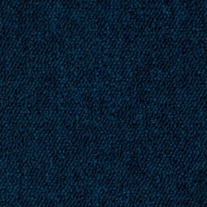 Schatex Teppichfliese in Dunkelblau, Schlingenware für Büro und Schlafzimmer.