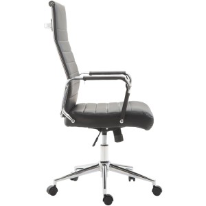 DELUKE Bürostuhl Ergonomisch SONOD Schreibtischstuhl Mit Rollen Höhenverstellbarer Drehstuhl Computerstuhl 135 Kg Schwarz
