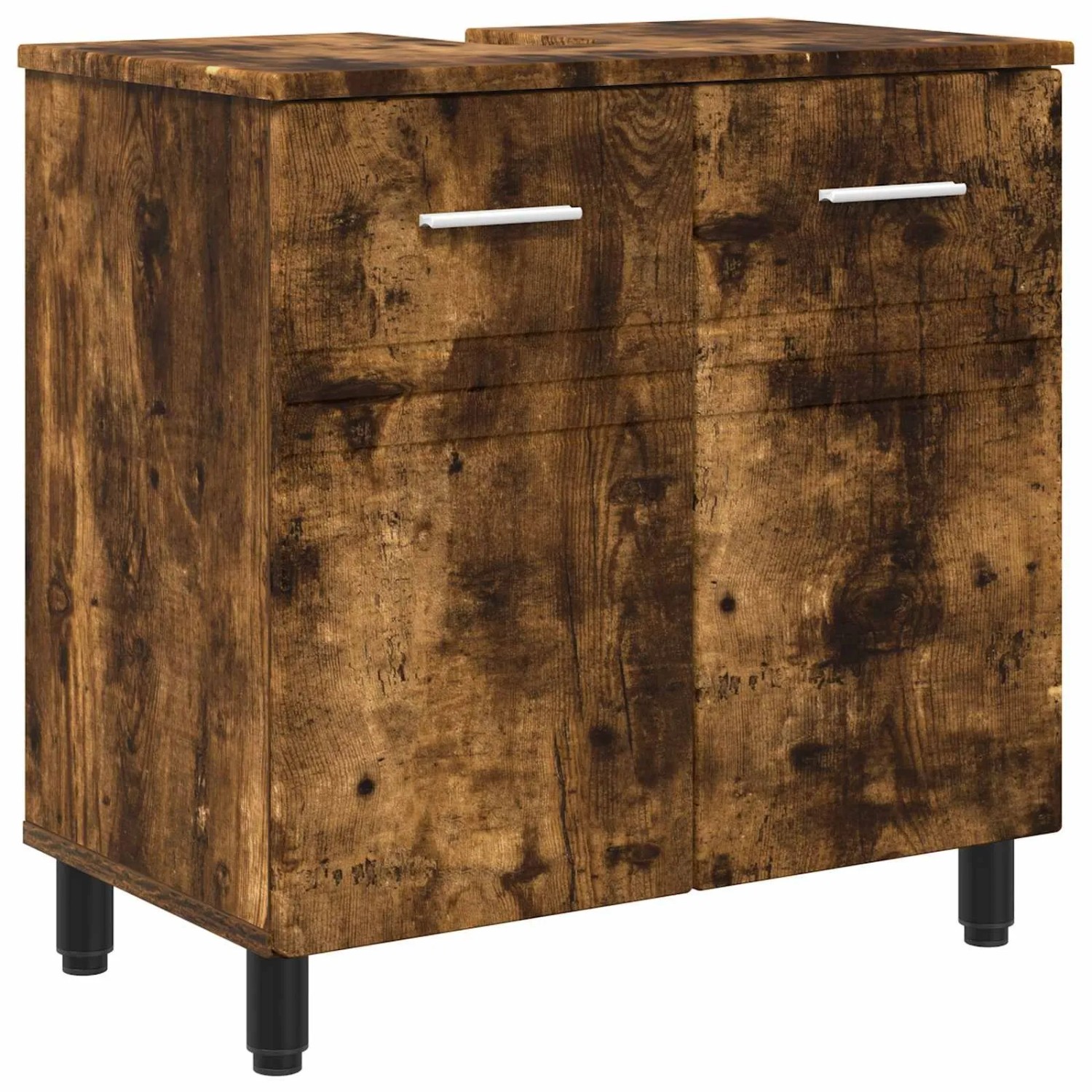 vidaXL Waschtisch Geräucherte Eiche 60 x 35 x 60 cm Holzwerkstoff 889410