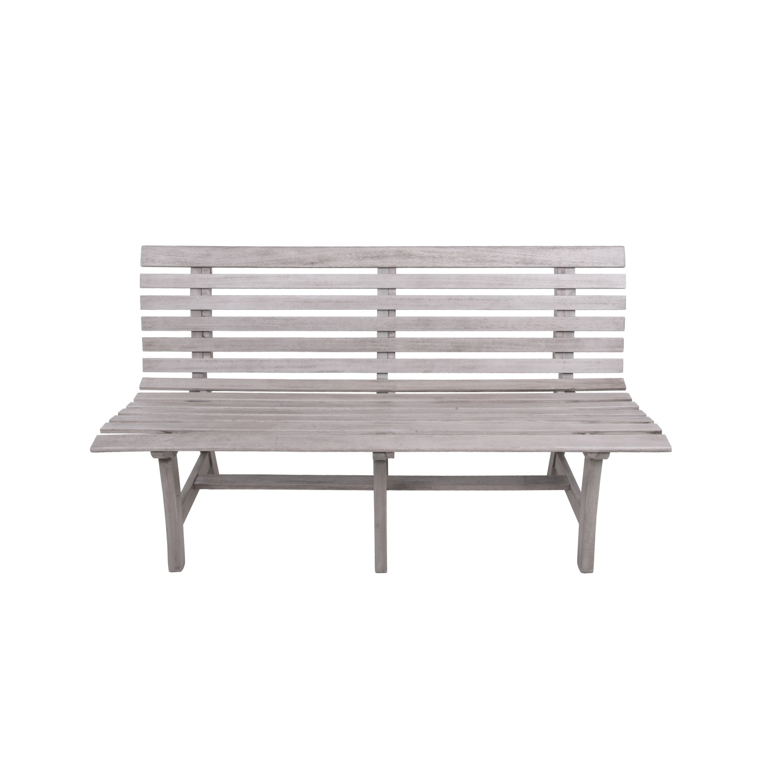 Garden Pleasure Gartenbank Mandalay 82 cm x 60 cm x 150 cm Grau FSC®