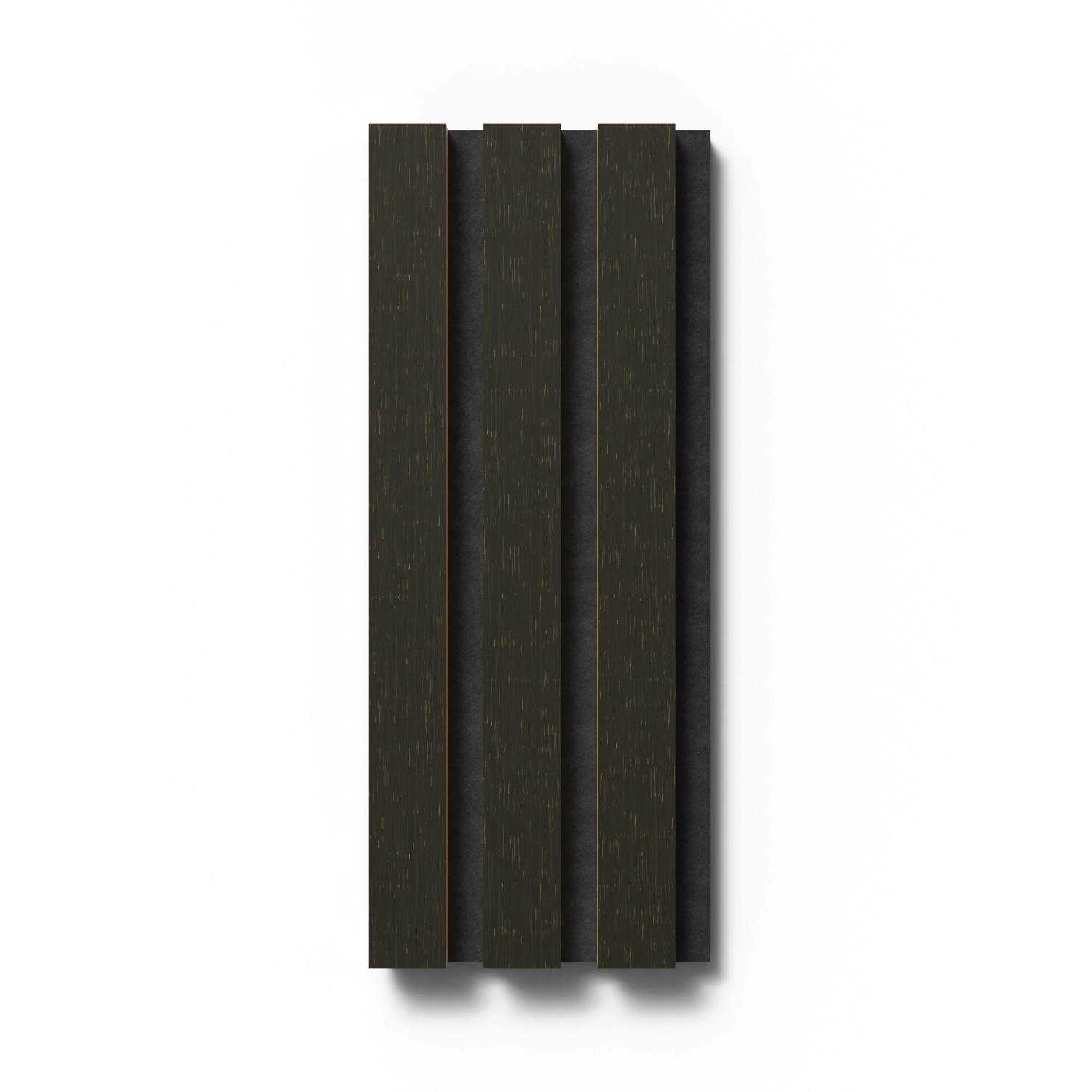 Akustikpaneel-Muster Eiche Schwarz Geölt MDF Braun Filz Schwarz 29,5 cm x 15 cm