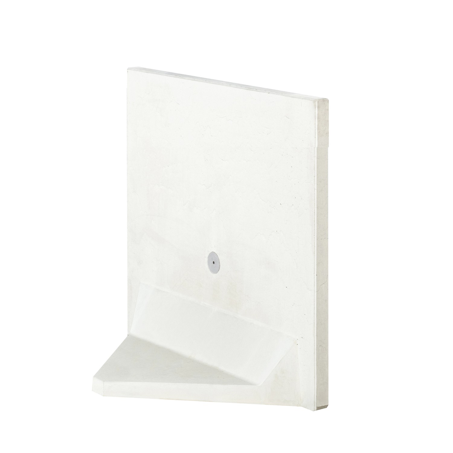 Diephaus L-Stein-Ecke Sichtbeton 80 cm x 100 cm x 40 cm x 5 cm Grau