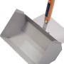 LUX Gasbetonkelle Classic 240 mm mit Holzgriff und Zahnung für Maurerarbeiten.