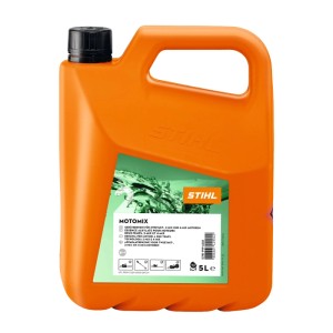 Stihl MotoMix 5 l: Gebrauchsfertiges Kraftstoffgemisch für Kettensägen und 2-Takt-Motoren.