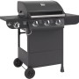 El Fuego Gasgrill Columbus mit 3 Brennern und Seitenkocher, ca. 117,5x107,5x58,5 cm.