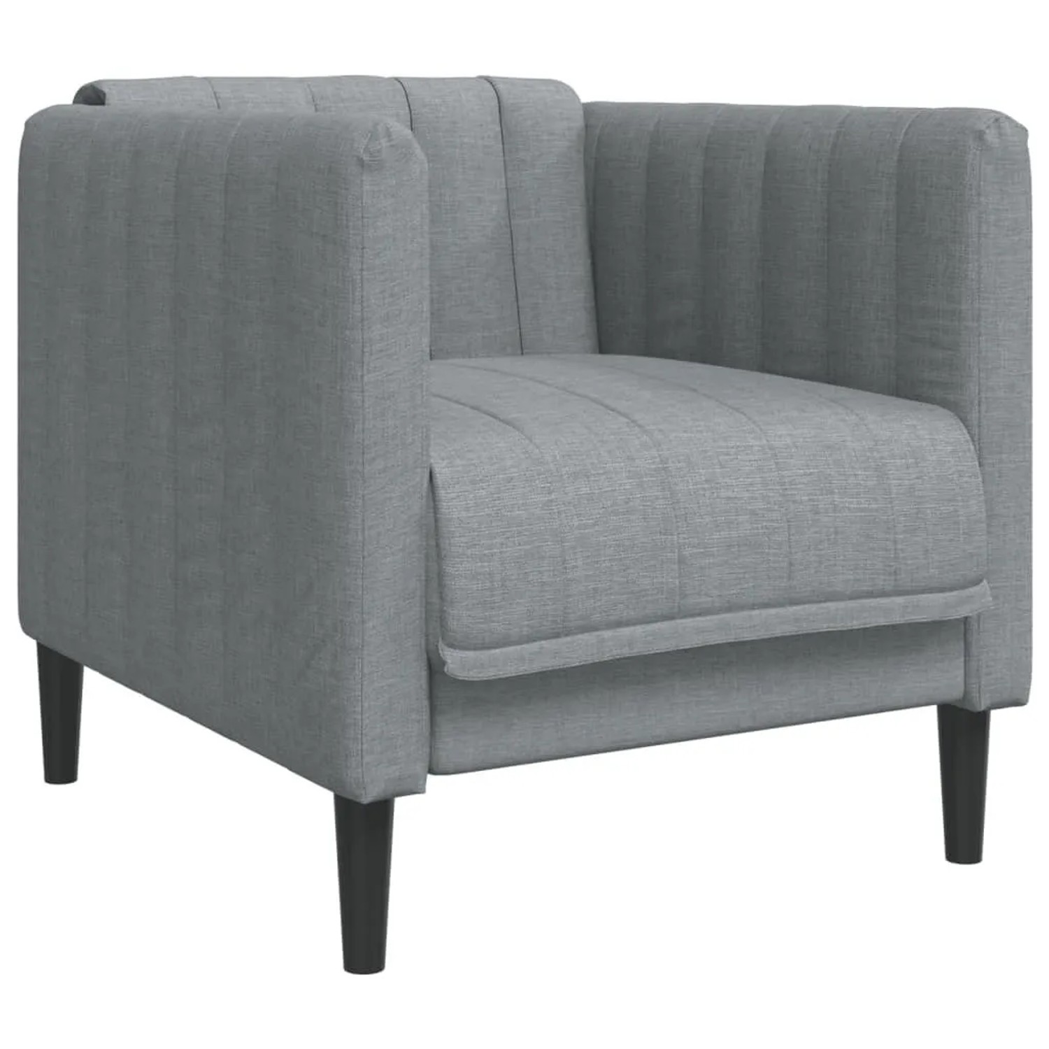 vidaXL Sessel Dunkelgrau Stoff 372596