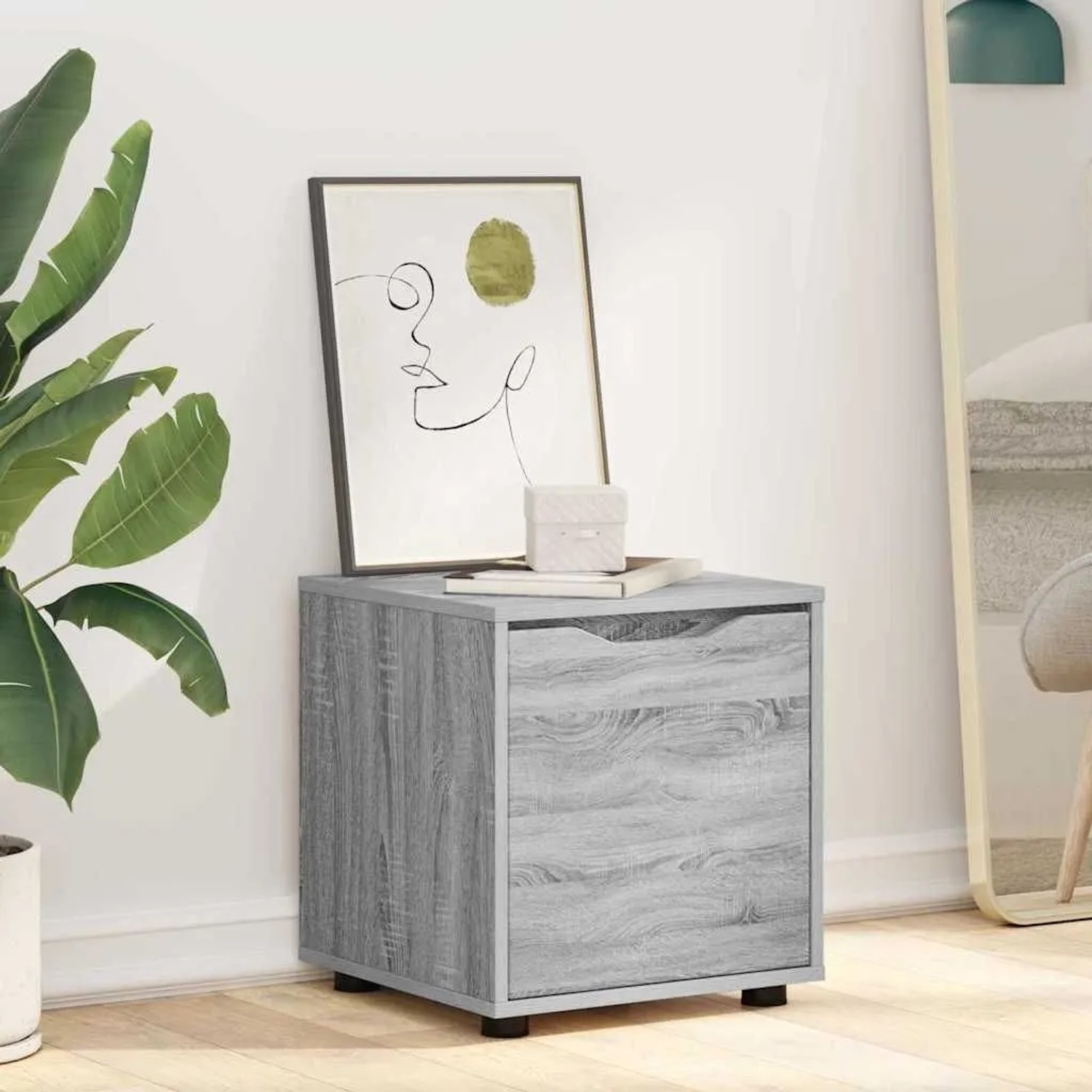 vidaXL Badezimmerschrank Graues Sonoma 40,5 x 40 x 44 cm Holzwerkstoff 888953_6