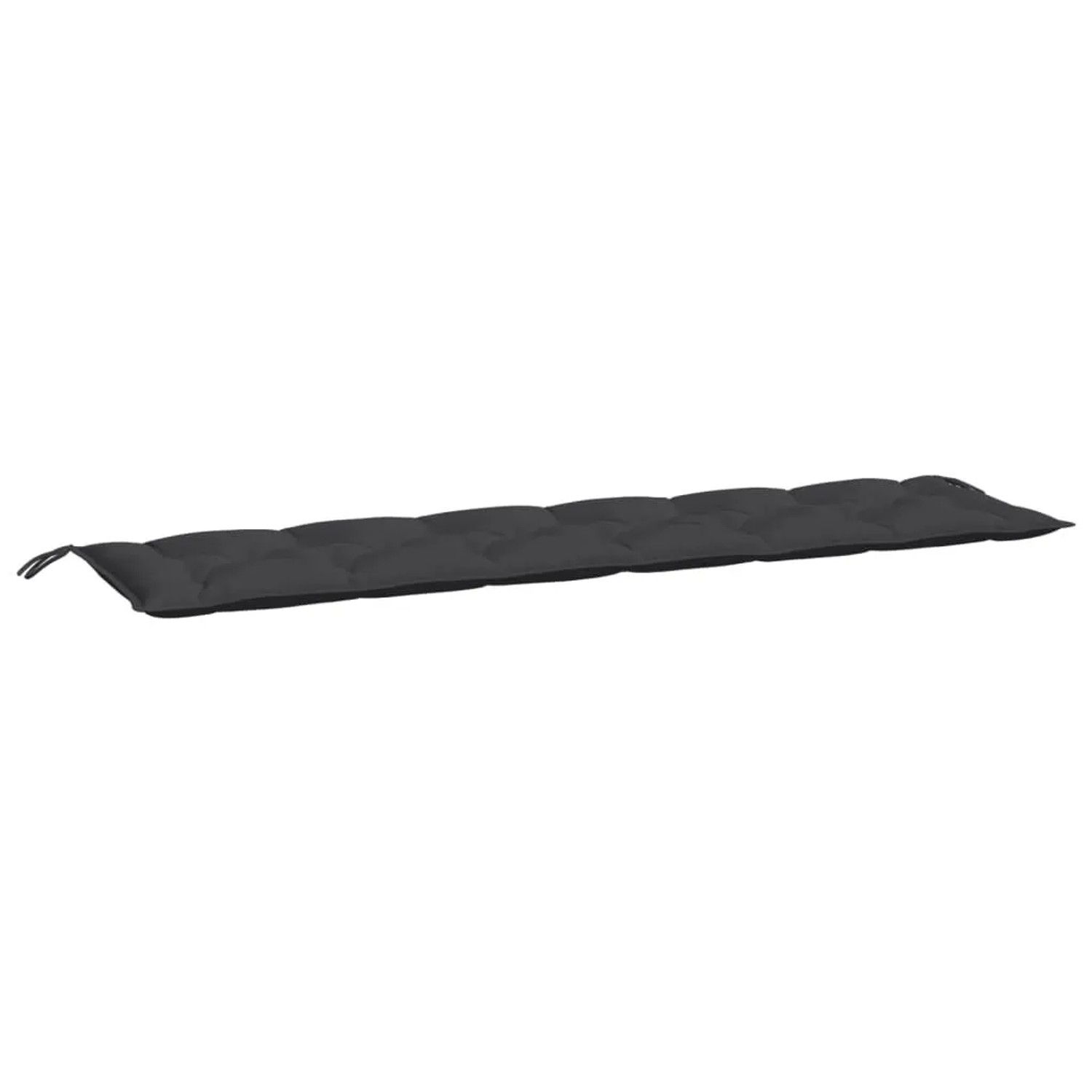 vidaXL Gartenbank-Auflage Schwarz 200x50x7 cm Oxford-Gewebe 361647 günstig online kaufen