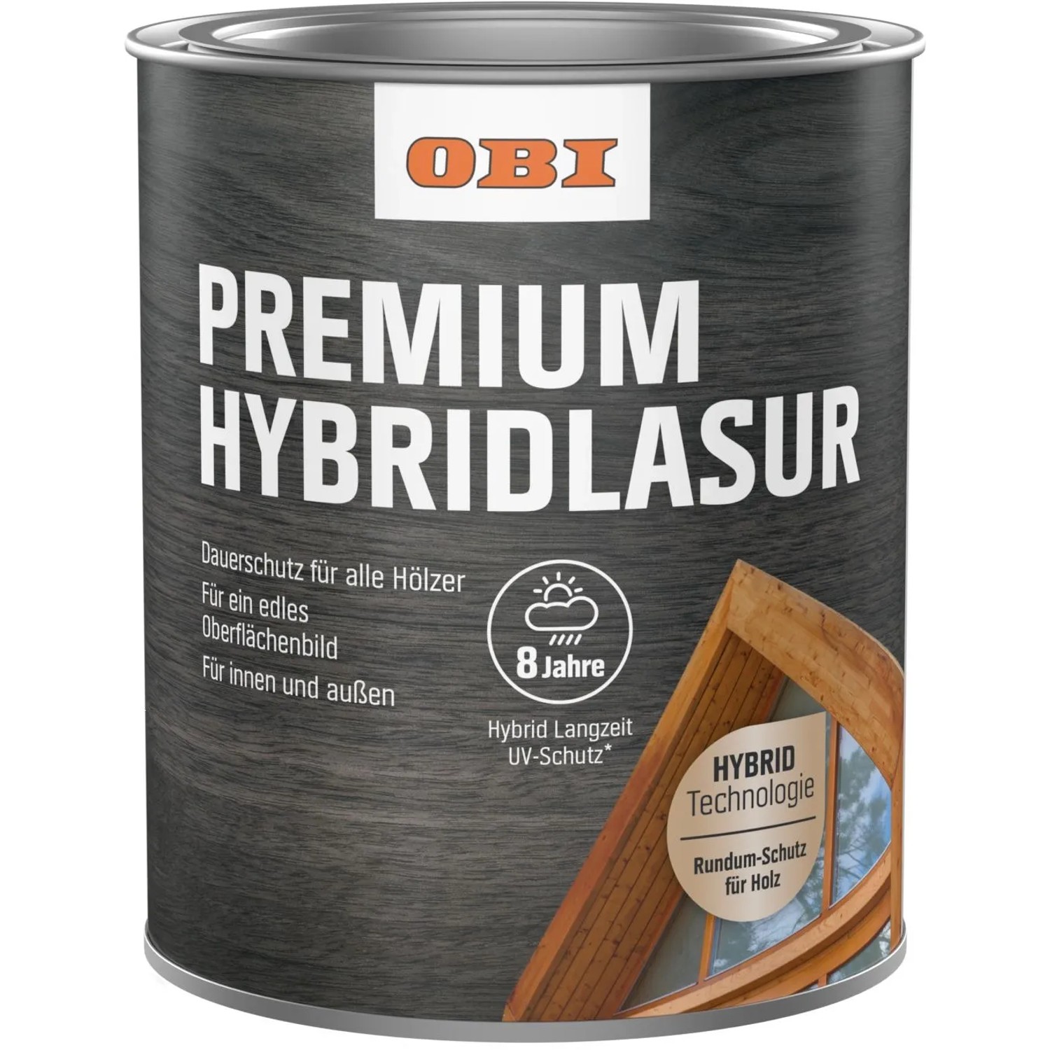 OBI Hybridlasur Premium Mahagoni 375 ml
