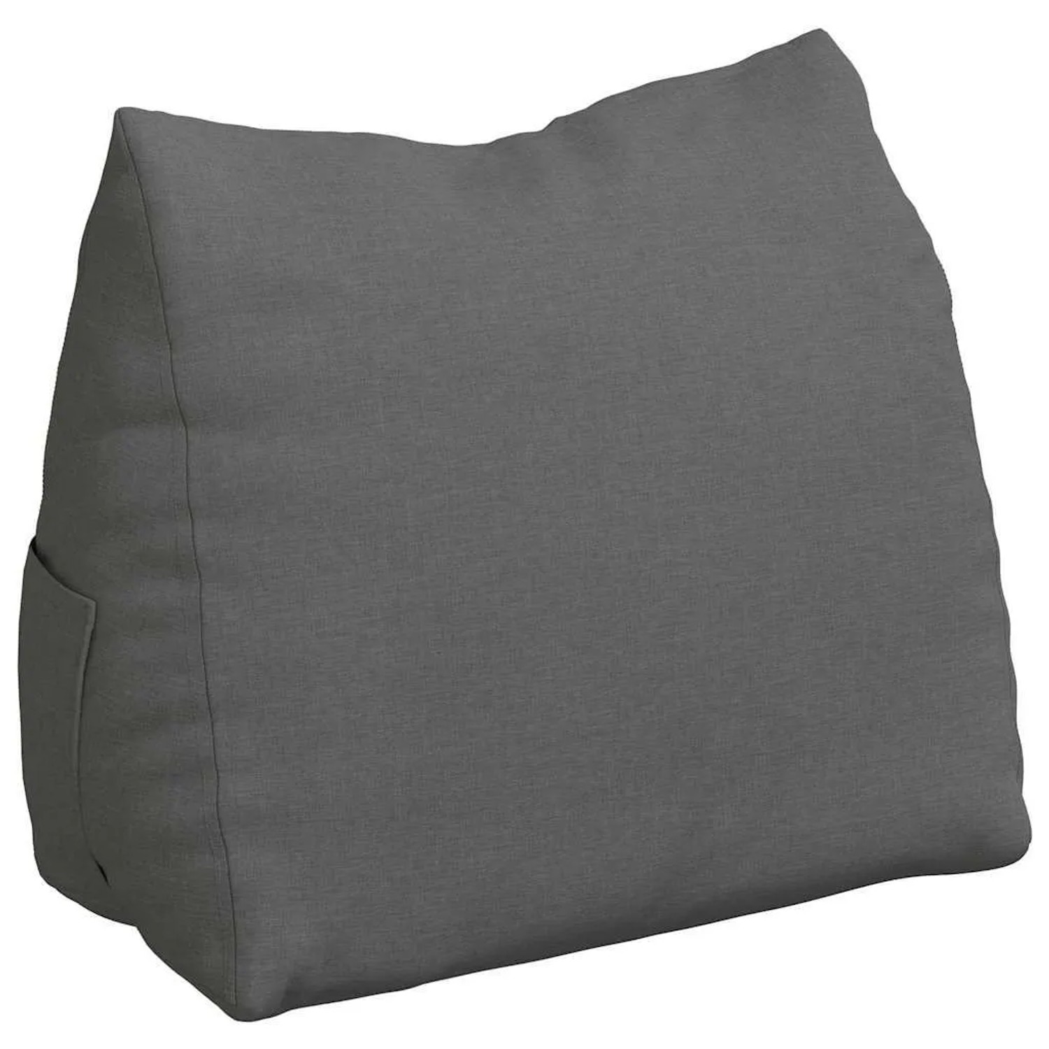 vidaXL Rückenkissen Dunkelgrau 60 x 20 x 50 cm Stoff 42015032