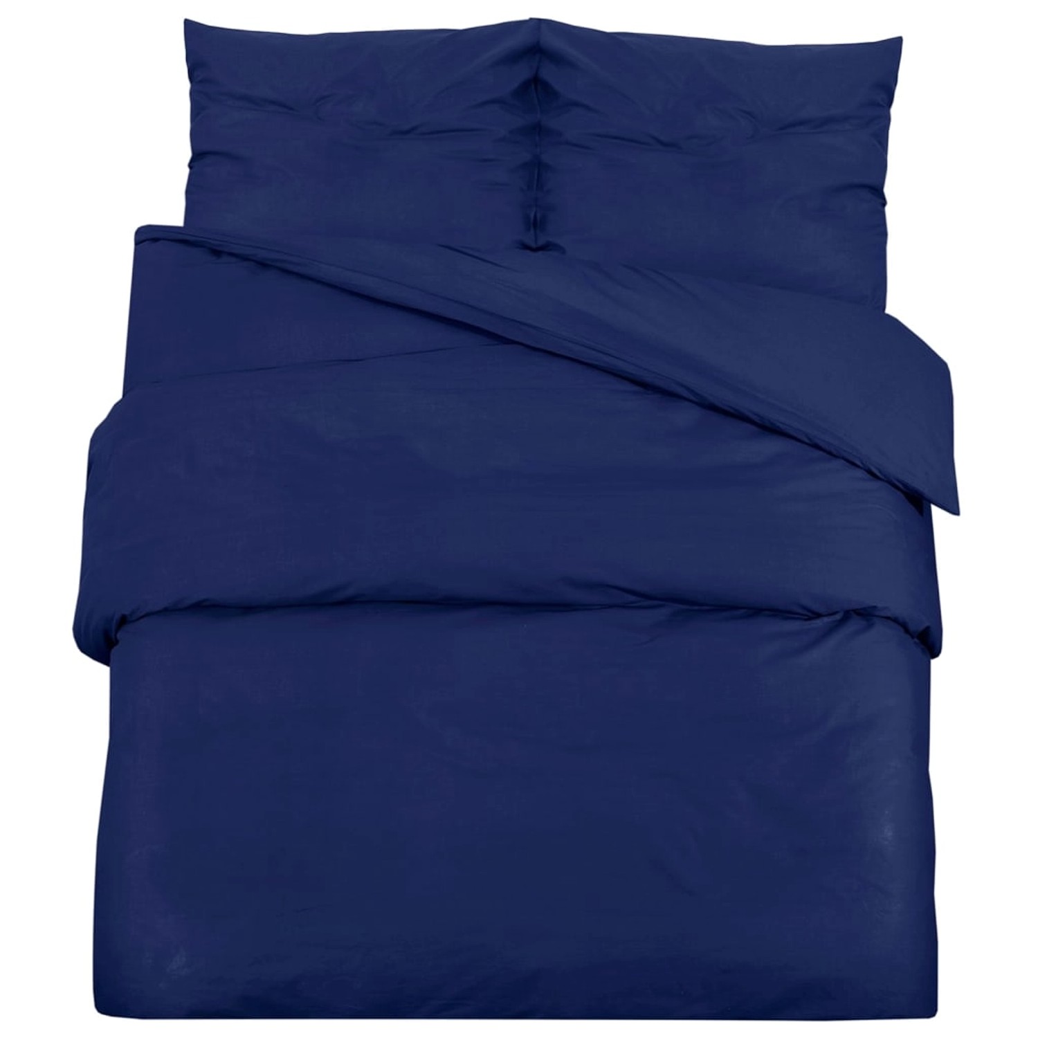 vidaXL Bettwäsche-Set Marineblau 200x200 cm Leichte Mikrofaser 136008 günstig online kaufen