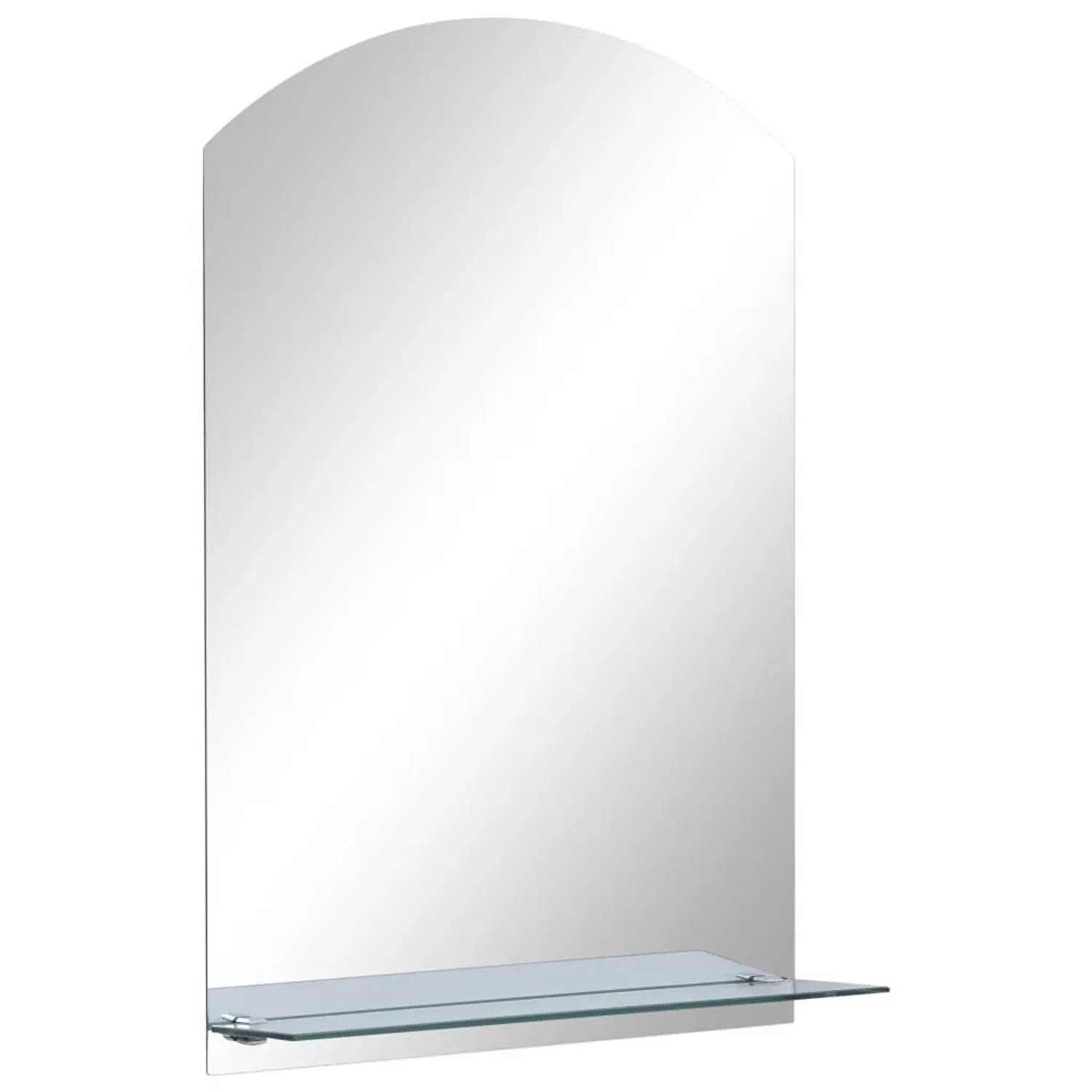 vidaXL Wandspiegel mit Regal 40x60 cm Hartglas 249431