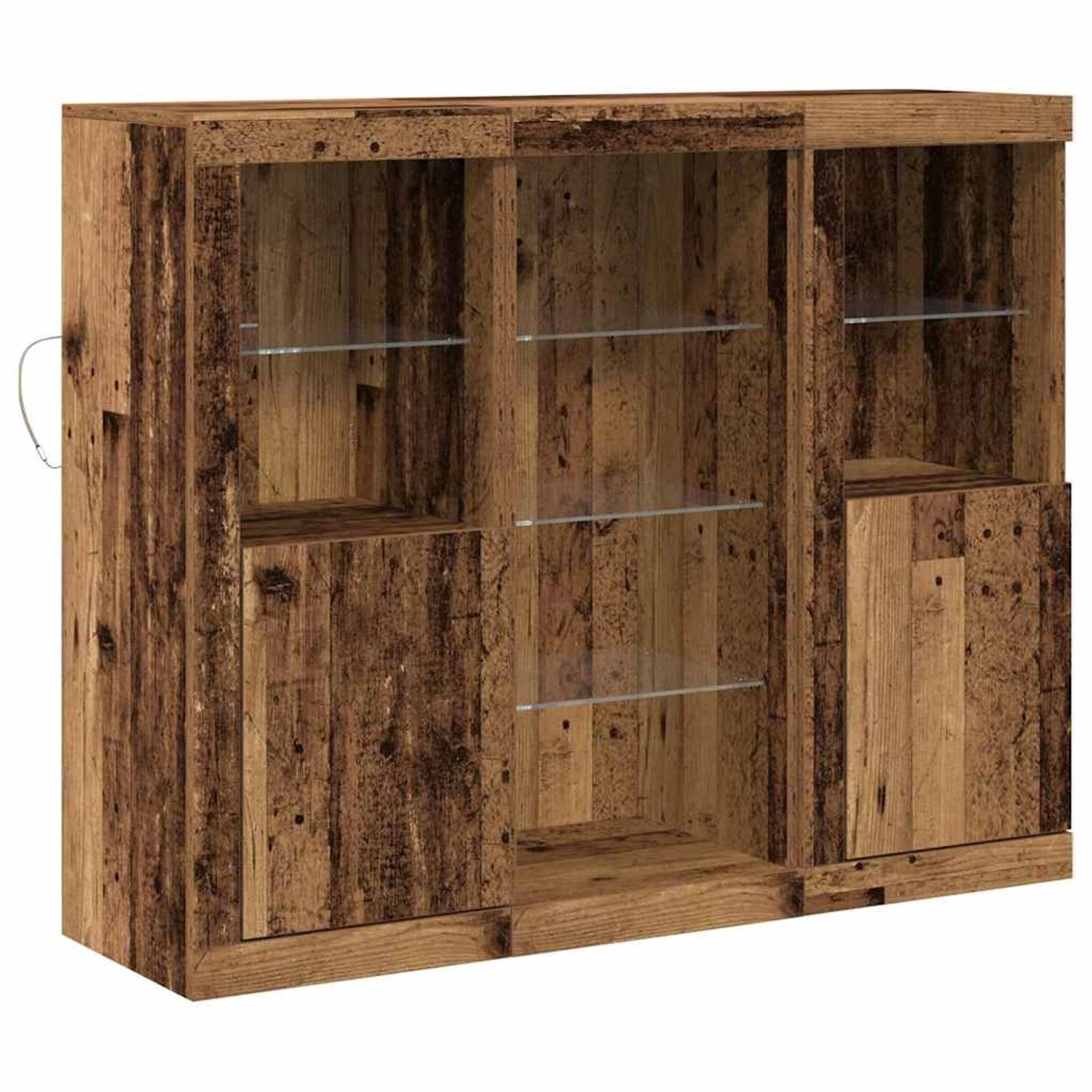 vidaXL Sideboard Altholz 123 x 37 x 100 cm Holzwerkstoff 3333119 günstig online kaufen