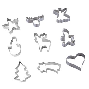 Zenker Ausstecherform Mix Weißblech Silber