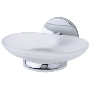 Fackelmann Ablageschale Vision in Chromoptik, Badhelfer für stilvolle Badezimmer.