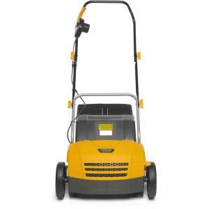 Stiga Elektro-Vertikutierer SV 213 E, gelb/grau, mit Fangkorb. Für Rasenpflege.