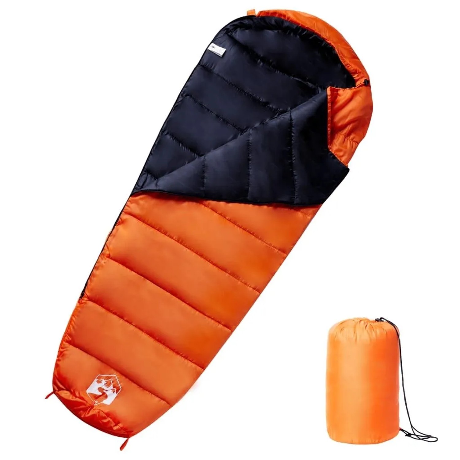 vidaXL Mumienschlafsack für Erwachsene Camping 3 Jahreszeiten 94472