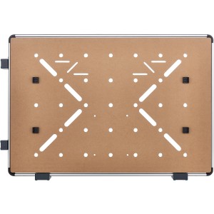 wolfcraft Arbeitstisch Master work 1600 mit MDF-Platte, Spannblöcken und Befestigungslöchern.