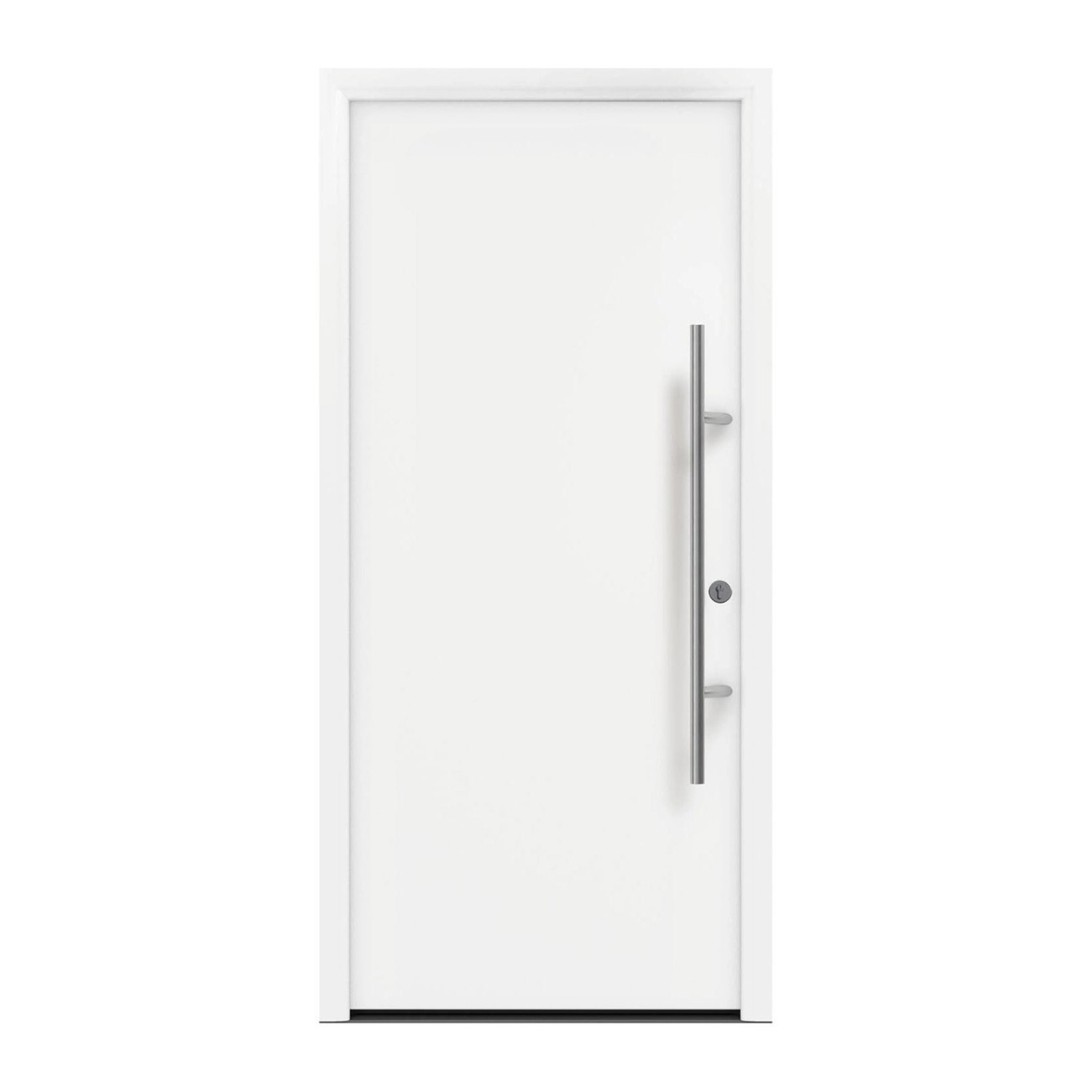 EcoStar Haustür Isopro Secur IPS 010 Verkehrsweiß 110 cm x 210 cm DIN R günstig online kaufen