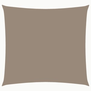 vidaXL Sonnensegel Oxford-Gewebe Quadratisch 2,5x2,5 m Taupe 135411