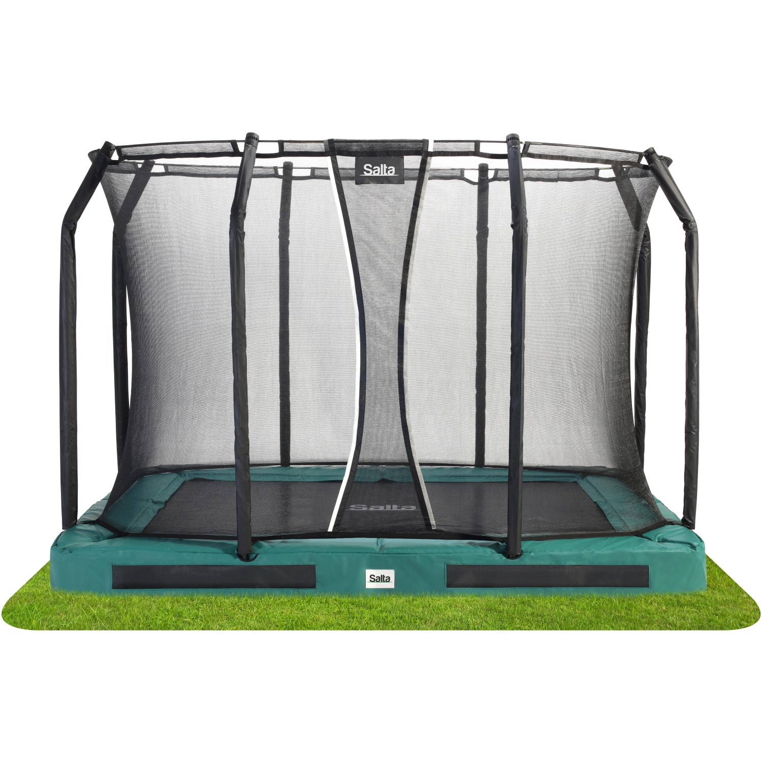 Salta Trampolin Premium Ground 305 cm x 214 cm Grün