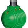 Grüne Garantia Columbus Abwasser-Sammelgrube 6.500 l mit Domschacht und Deckel.