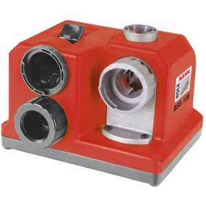 Holzmann Bohrerschärfgerät BSG 13E, rote Spezialmaschine zum Schärfen von Bohrern.