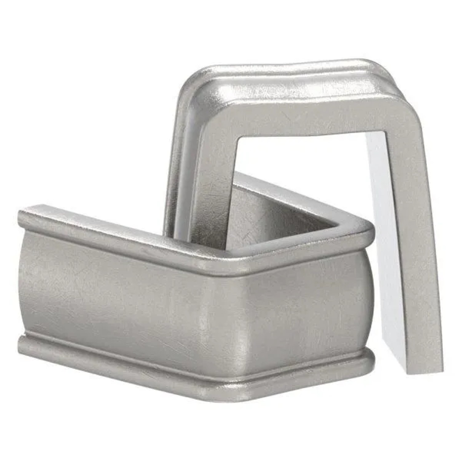 FeNau Bund 1 Stück Material 16x4 mm Innenmaß 16x27 mm Stahl Roh S235JR