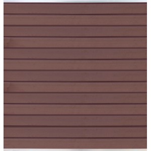 WPC Zaunlamelle Mokka der Wollbach-Serie für Sichtschutzzäune.