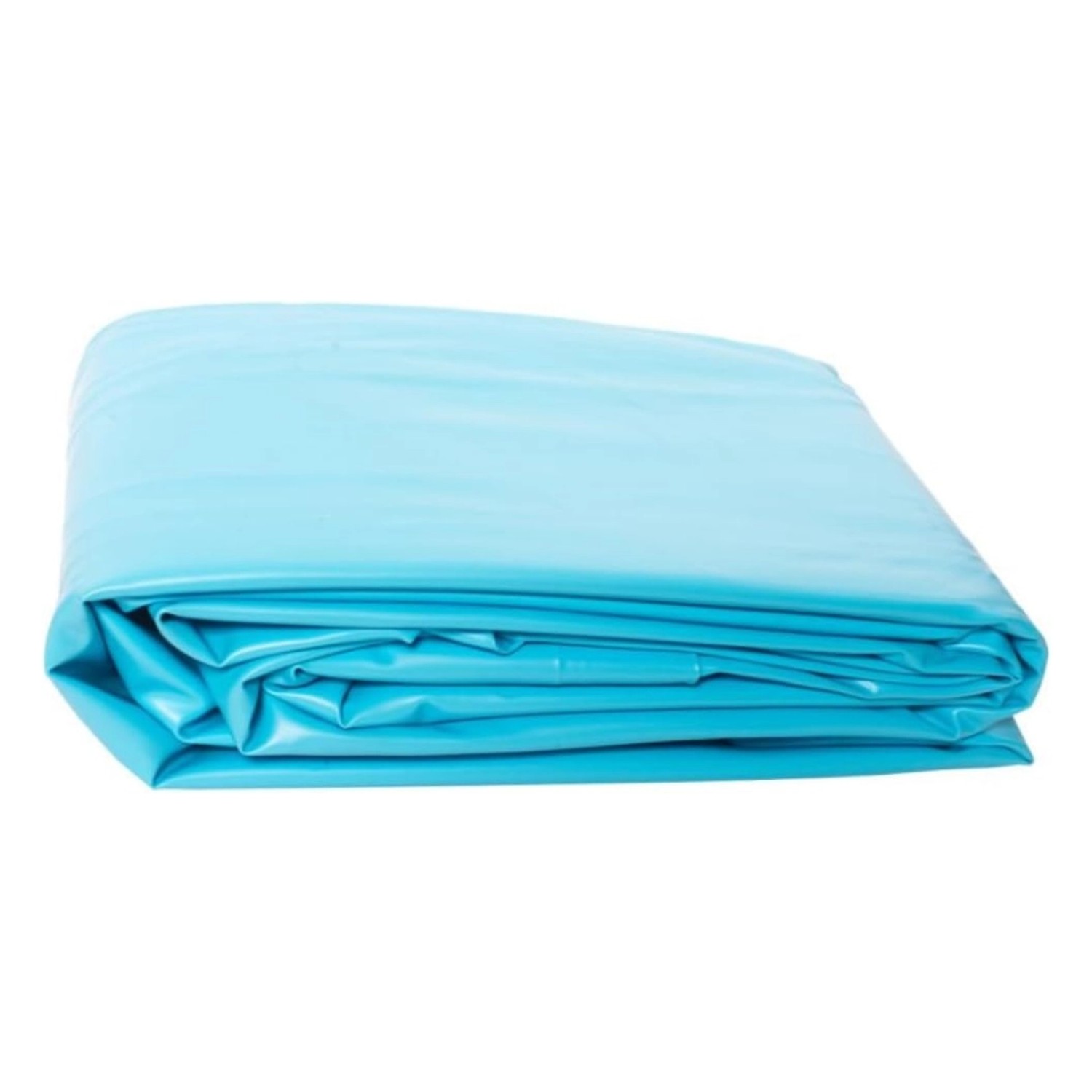 Poolomio Poolfolie Rund 350 x 90 cm Poolinnenfolie 0,4 mm Blau für Stahlwandpool