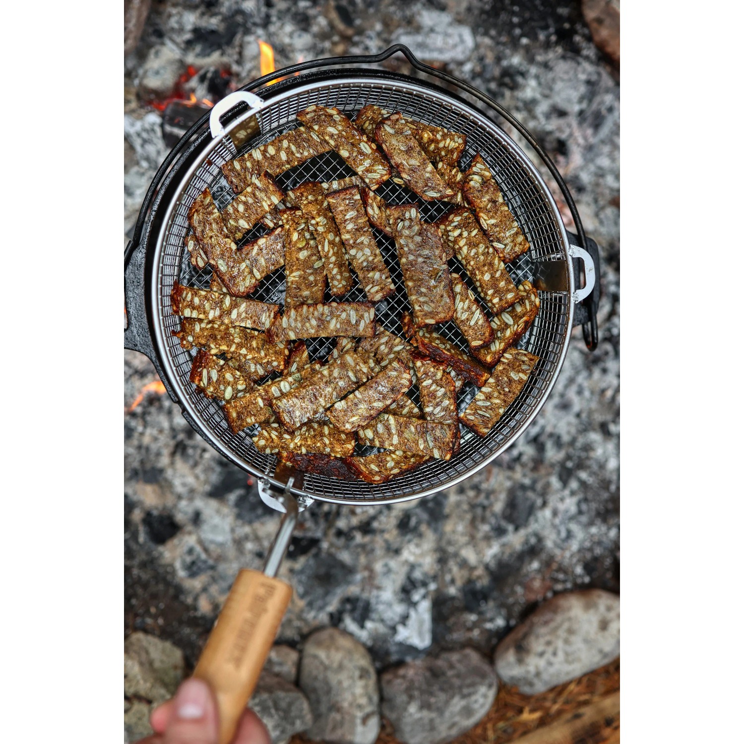 Petromax Petromax Frittierkorb FRYBA Edelstahl für Dutch Oven_6