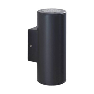 Lindby Wandleuchte Außen Nati 9949025 Spritzwassergeschützt Modern in Schwarz 2-flammig GU10