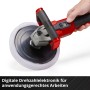 Einhell Akku-Schleif- und Poliermaschine CE-CP 18/180 Li E-Solo in Aktion.