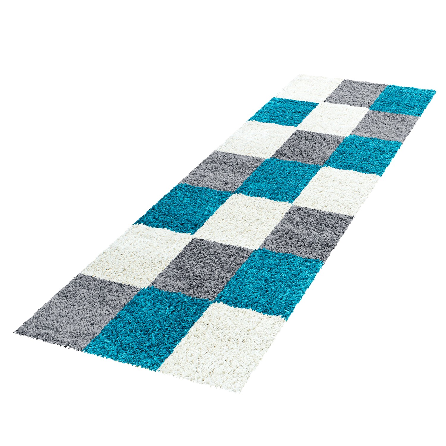 Ayyildiz Hochflorteppich Life 1501 Türkis 60 cm x 110 cm günstig online kaufen