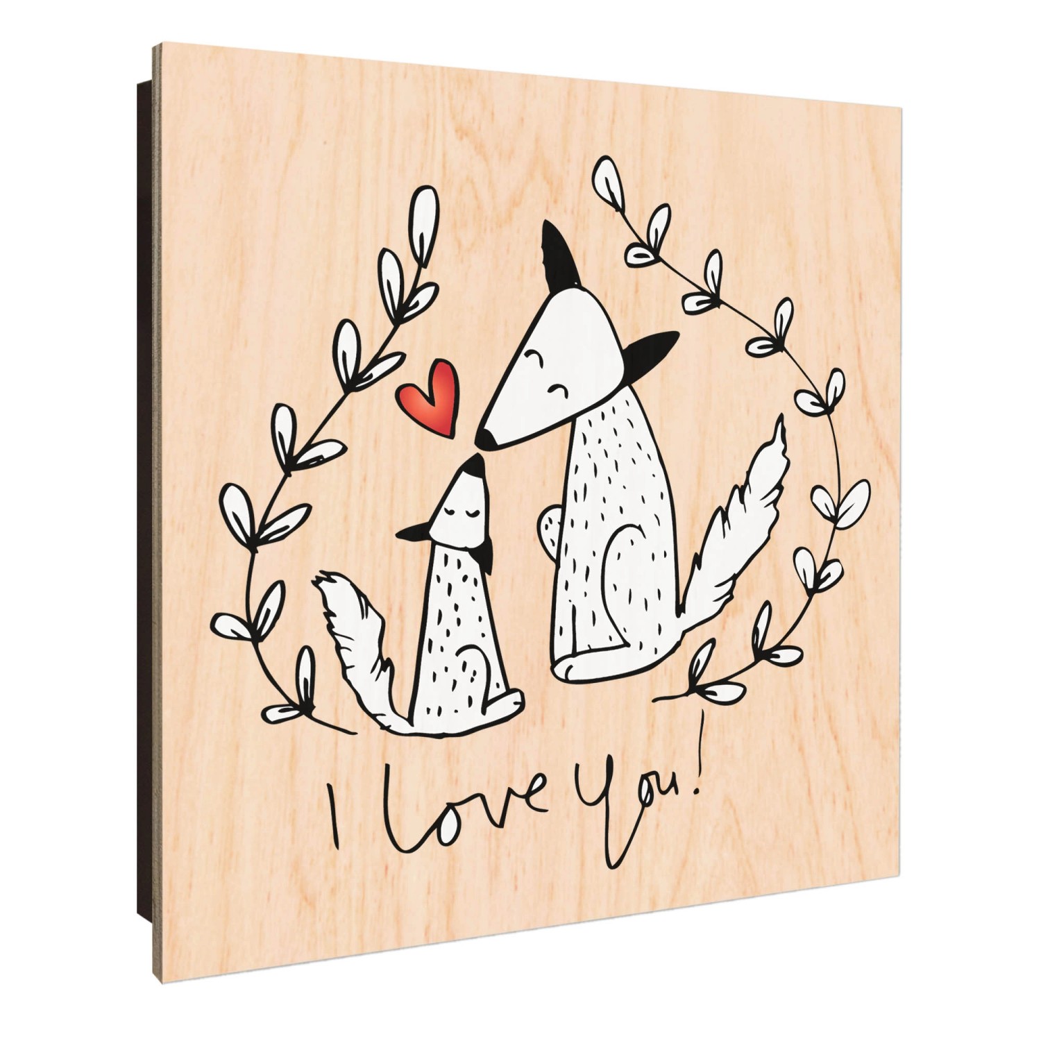 Banjado Großer Schlüsselkasten Holz 30x30cm Schwarz Scharnier Links 50 Hake günstig online kaufen