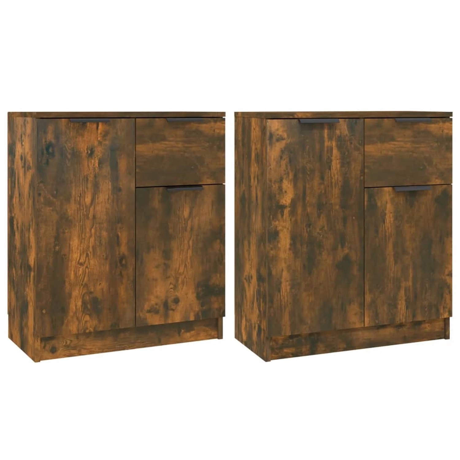 vidaXL Sideboards 2 Stk Räuchereiche 60x30x70 cm Holzwerkstoff 3115817 günstig online kaufen
