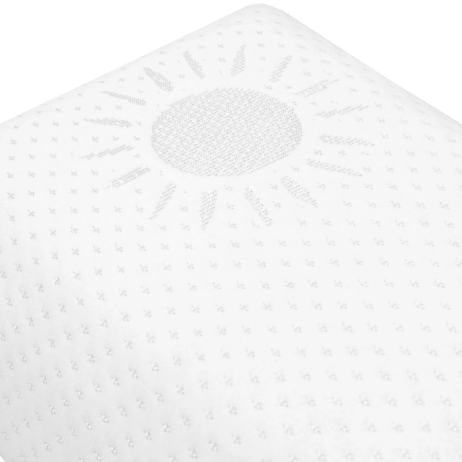 Nackenstützkissen Mit Bezug – Größe S/M 60-65x30-35x7-10 Cm, Weiß, Waschbar, Für Gesunden Schlaf