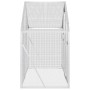 vidaXL Voliere Silbern 179x100x185 cm Aluminium_2
