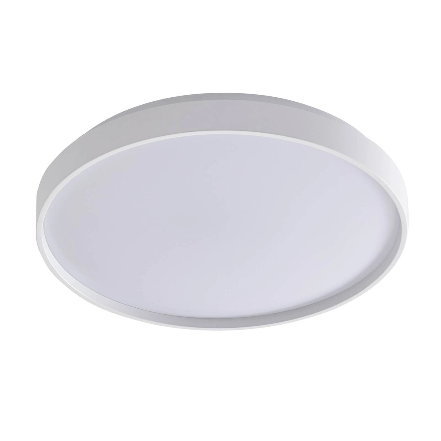 Lindby LED Smart Home Deckenlampe Mirren 10013320 Dimmbar Modern in Weiß 1-flammig Wohnzimmerleuchte