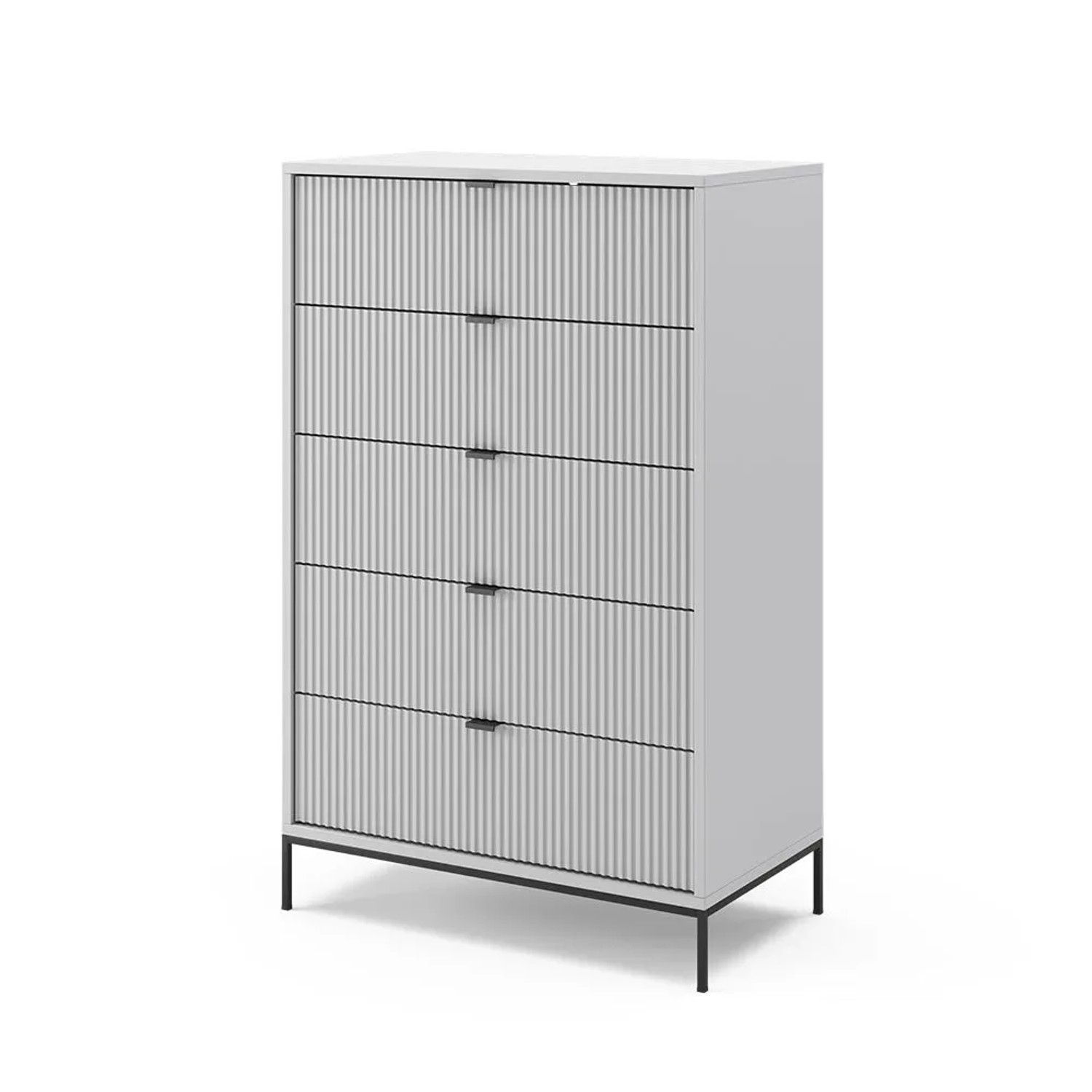 Vicco Kommode Eliza Grau 76 x 120 Art Nr 40429