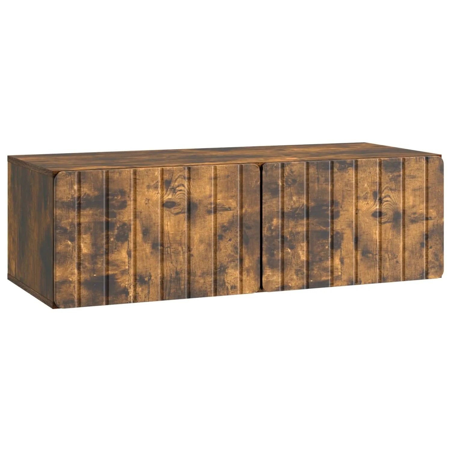 vidaXL Wandmontierter TV-Schrank Geräucherte Eiche 98 x 41 x 30 cm 898360