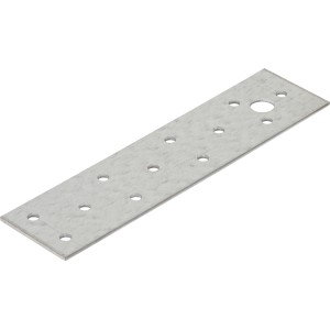 Verzinkter Flachverbinder, 160x40 mm, mit Löchern zur Befestigung, 10 Stück