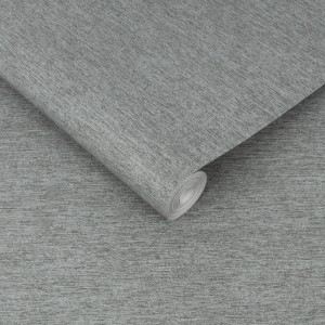 Rolle Superfresco Easy Vliestapete Fenne Plain Light Grey mit feiner Struktur.