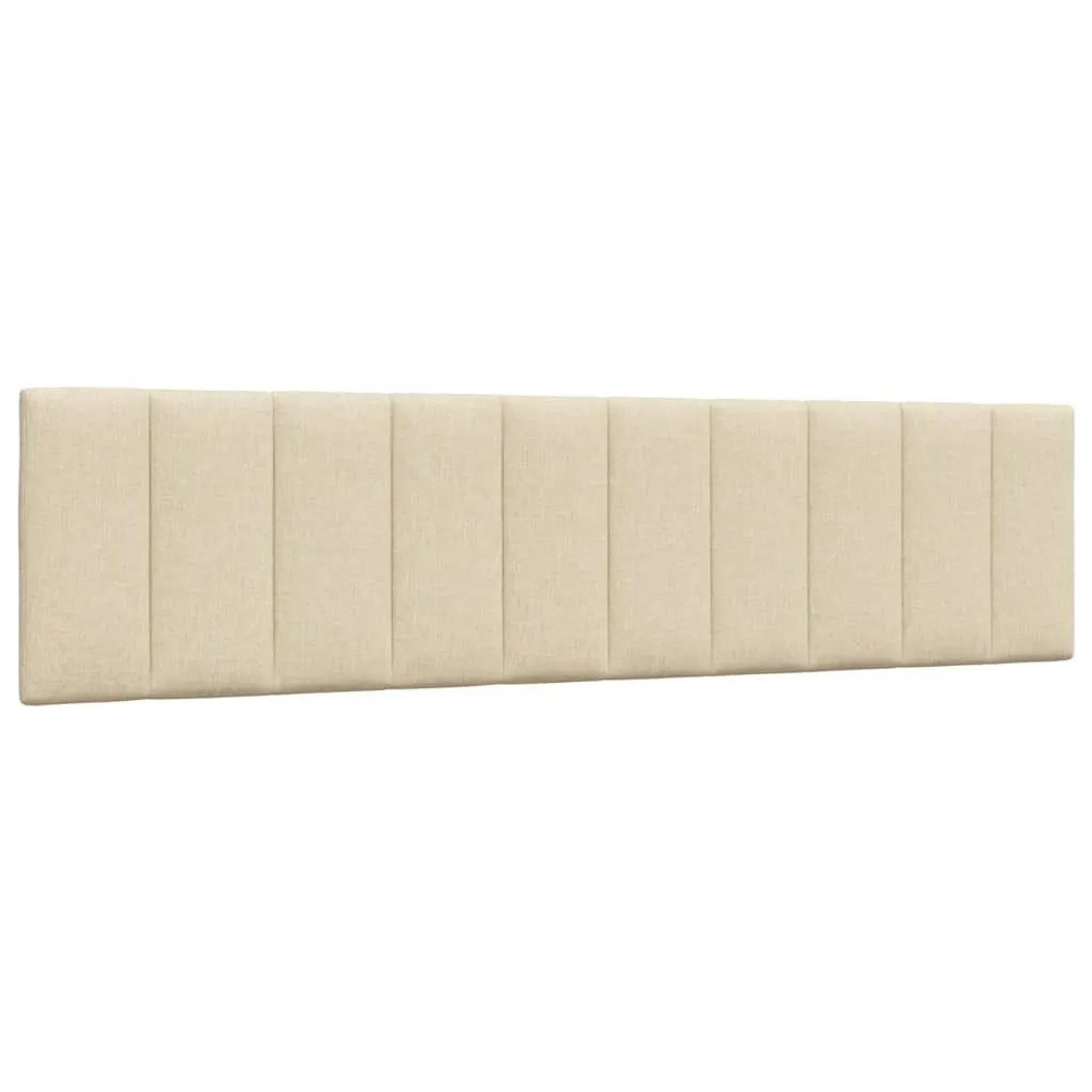vidaXL Kopfteil-Kissen Hanko Creme 200 cm Stoff 4019189