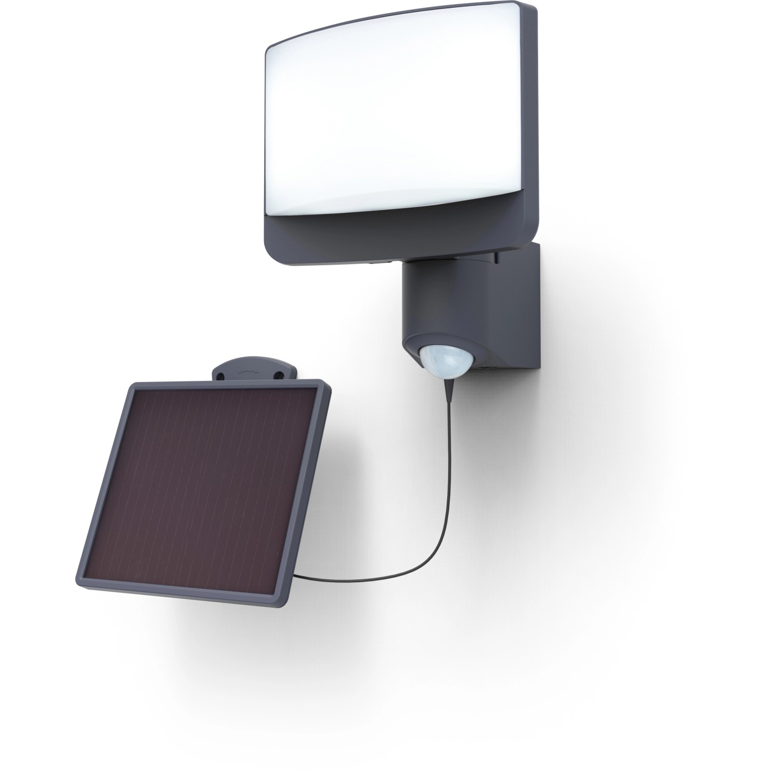 LED Solar Spot Sunshine in Anthrazit 11W 800lm IP54 mit Bewegungsmelder günstig online kaufen