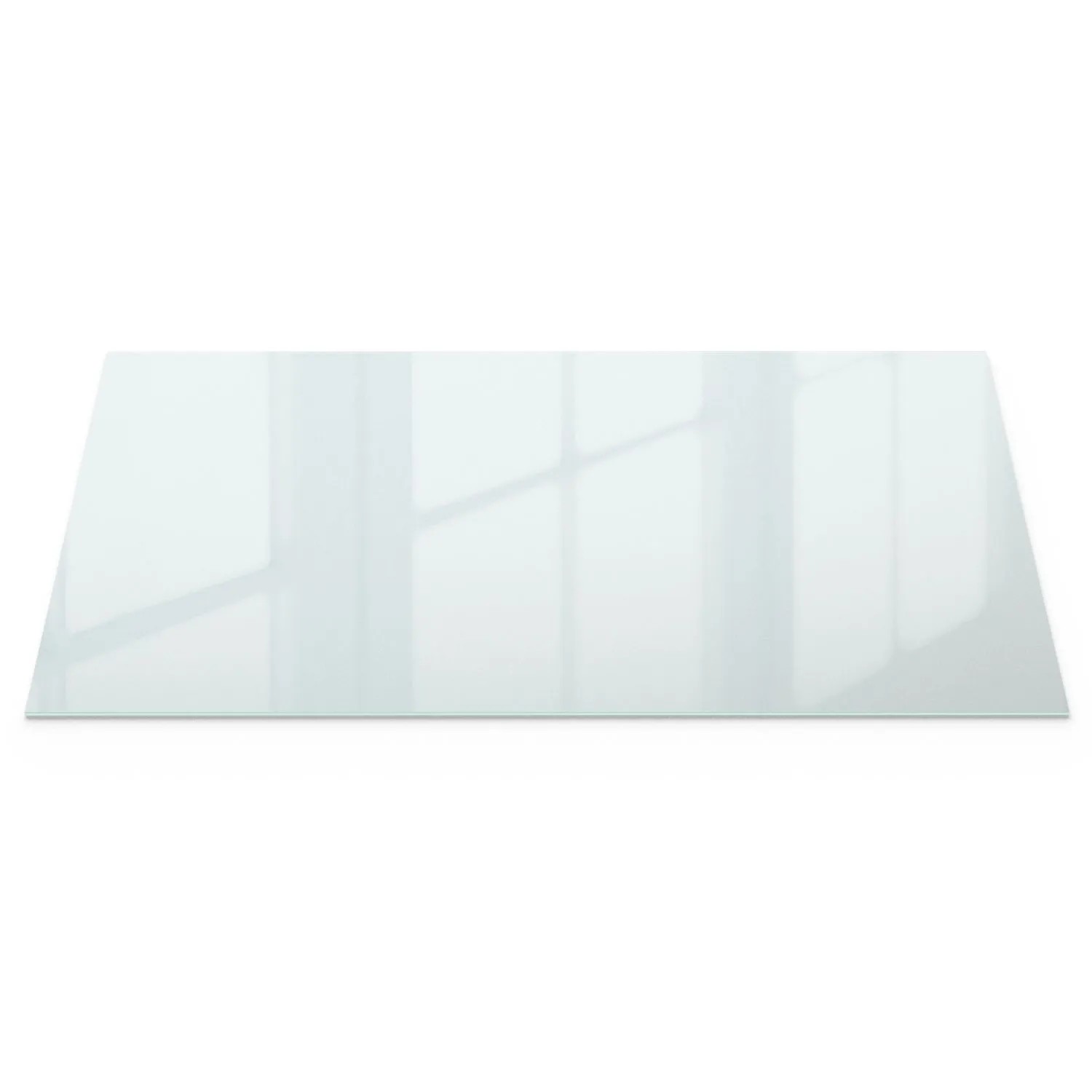Wallfluent Tischplatte Glas 120x60 cm Gehärtete Glasplatte Mit Milchglasfolie Für Esszimmer