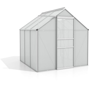 Vitavia Gewächshaus Comet 3800 aus Aluminium mit Hohlkammerplatten (4 mm).