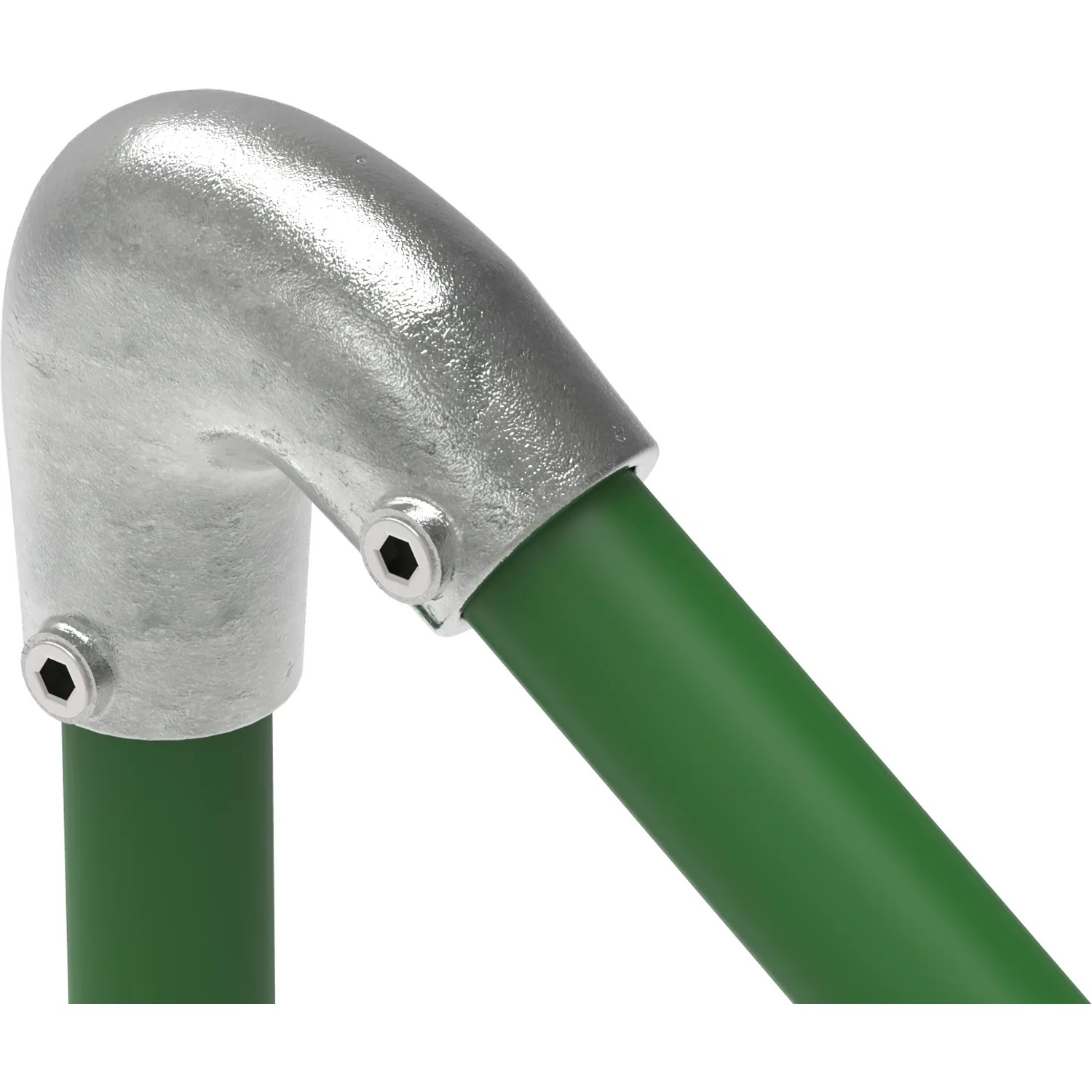 FeNau Rohrverbinder Bogen Variabel 40-70 Grad Ø 48,3 mm 1 1/2 Zoll Temperguss Verzinkt 123D48